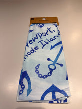 Load image into Gallery viewer, Newport, Rhode Island Anchor Tea Towel