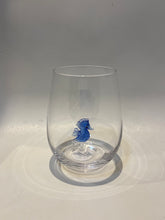 Load image into Gallery viewer, Seahorse Icon Stemless Wine Glass