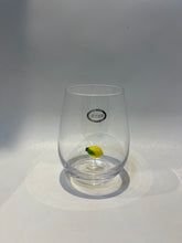 Load image into Gallery viewer, Lemon Icon Stemless Wine Glass