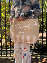 Load image into Gallery viewer, Classic Coastal Rope-Handle Newport, RI Tote