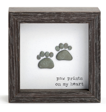 Load image into Gallery viewer, Paw Prints Shadowbox