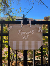 Load image into Gallery viewer, Classic Coastal Rope-Handle Newport, RI Tote
