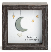 Load image into Gallery viewer, Love You To The Moon Shadowbox
