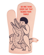 Load image into Gallery viewer, Scares Your Family Oven Mitt
