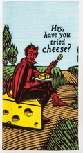 Load image into Gallery viewer, Have You Tried Cheese? Tea Towel
